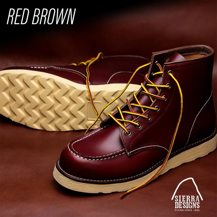 バーガンディ レザー ワークブーツ SIERRA DESIGNS ワークブーツ 本革 シエラデザインズ ブーツ