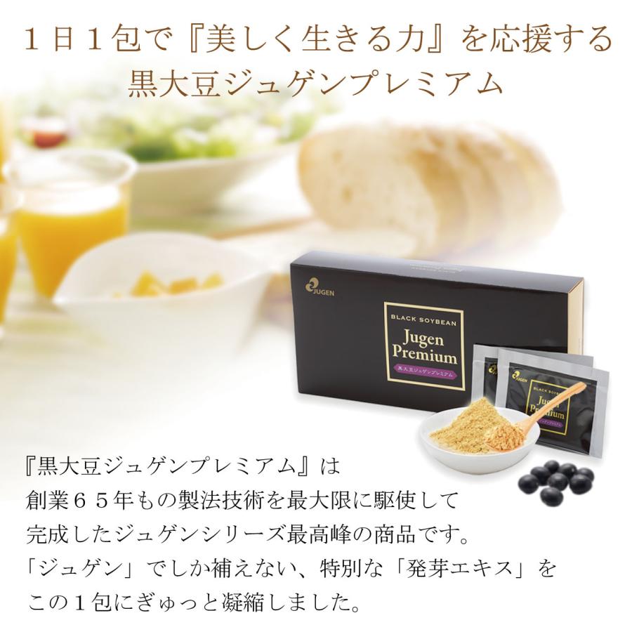 黒大豆ジュゲンプレミアム 217g （7g×31袋） 2箱セット 国産 黒