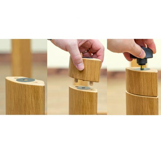 折脚コタツ 継脚式105x75cm 2色 ブラウン ナチュラル 折れ脚 収納