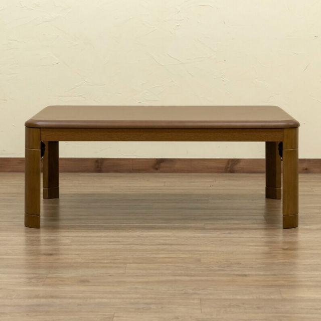 折脚コタツ 継脚式105x75cm 2色 ブラウン ナチュラル 折れ脚