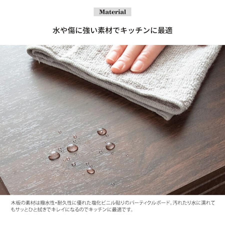 ダブルプッシュダストボックス DB-802 Empro 赤銅色 白いこと 自然的 幅50×奥ふかさ30×高さ80糎 木製 うしろ押し扉式 収容能力45L 途轍も無い 紙くずかご 貨物輸送無料