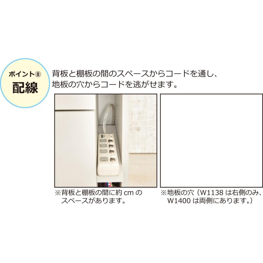 ネイルデスク W113.8cm 対面式デスク ホワイト 大容量の収納 耐熱性