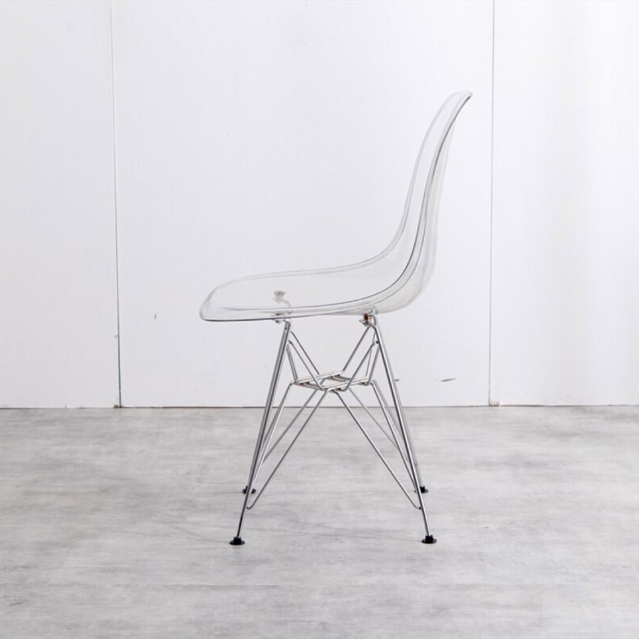 Eames DSR イームズサイドシェルチェア クリア素材 透明感 オンライン