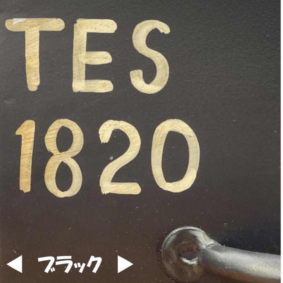 スチールチェスト ienowa 横型12杯引出チェスト MSG BK 黒いチェスト