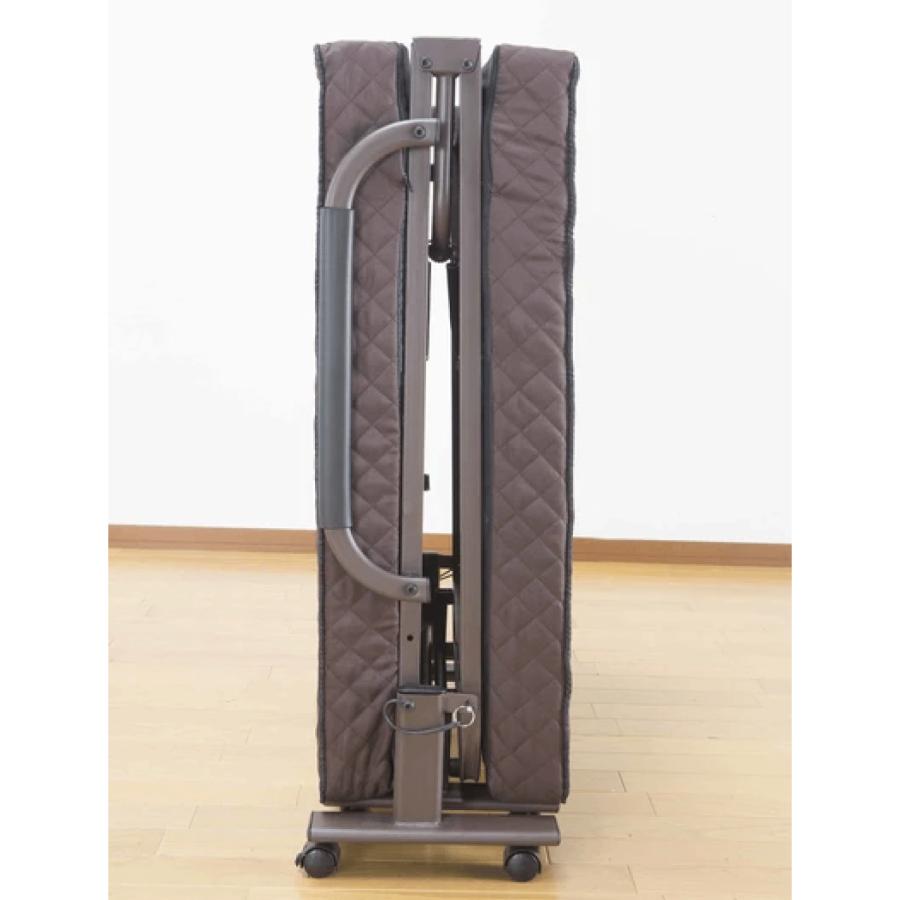 折りたたみベッド （ブラウン） 折りたたみベッド OTB-BRR ブラウン 111309│アイリスオーヤマ