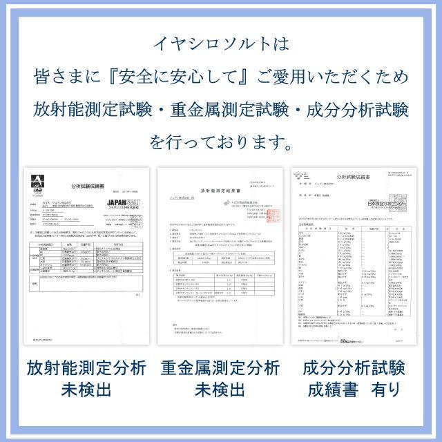 イヤシロソルト スタンドパック 240g 10袋セット  国産 竹塩 還元力 還元塩 食塩 焼塩 天然塩 ソルト 日本製 竹炭 調味料 おにぎり |  | 18