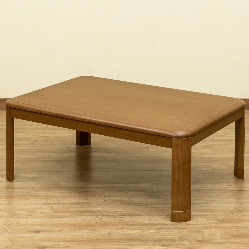 【送料無料】コタツ 継脚式 手元コントローラー 木目調 ブラウン 天然木 コタツ継脚式 手元コントローラー 105cm幅 ブラウン ナチュラル