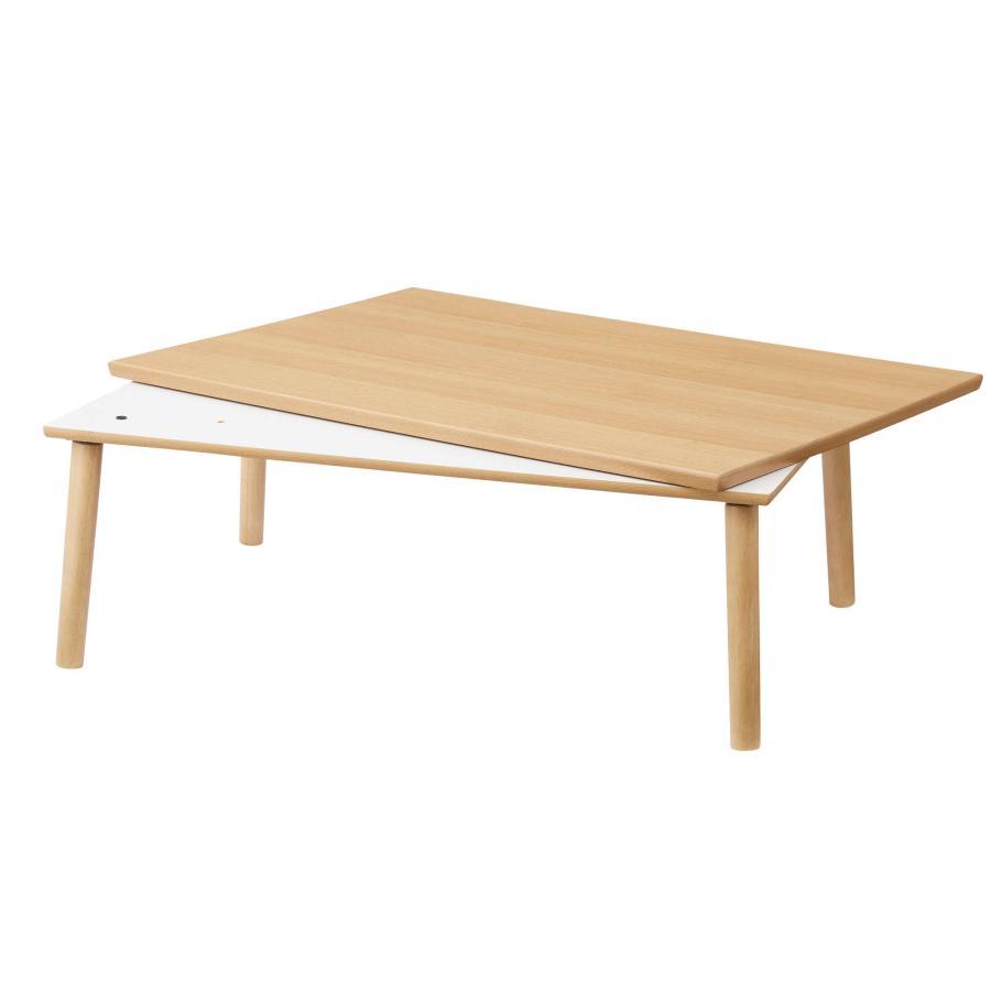 フラットヒーター こたつ 105×75cm 2色 ブラウン ナチュラル こたつテーブル カーボンヒーター 遠赤外線効果 薄型ヒーター 天然木 手元コントローラー 送料無料の画像