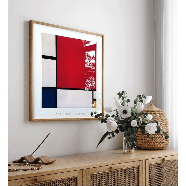 アートフレーム モンドリアン Piet Mondrian Composition with Red
