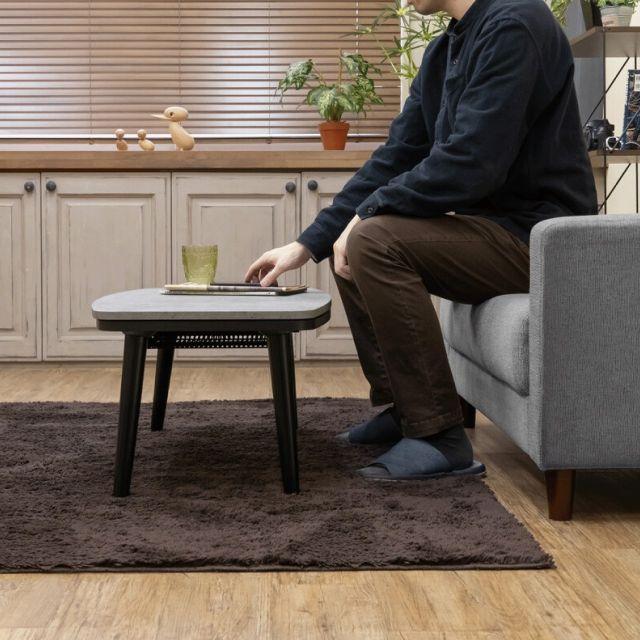 ソファ対応2WAYコタツ 90x50cm 3カラー コンクリートグレー