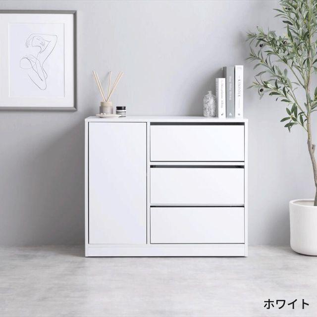 Sharon キャスター付き コンパクト キャビネット 5カラー 棚 チェスト 