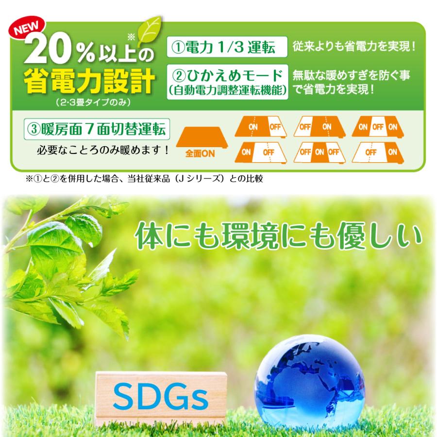 電気 ホットカーペット 1畳 電磁波99%カット 電気カーペット ZCB-10P 絨毯 ラグ 省エネ 一人用 暖房 ゼンケン 本体のみの画像