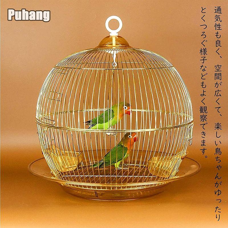 Puhang 鳥かご 鳥かごスタンド セット 鳥ケージ 鳥ケージスタンド バードケージ バードパレス 豪華ケージ インコ オウムケージ オカ 鳥かご 鳥かごスタンド セット 鳥ケージ 鳥ケージスタンド バードケージ バードパレス 豪華ケージ インコ オウムケージ オカ 高