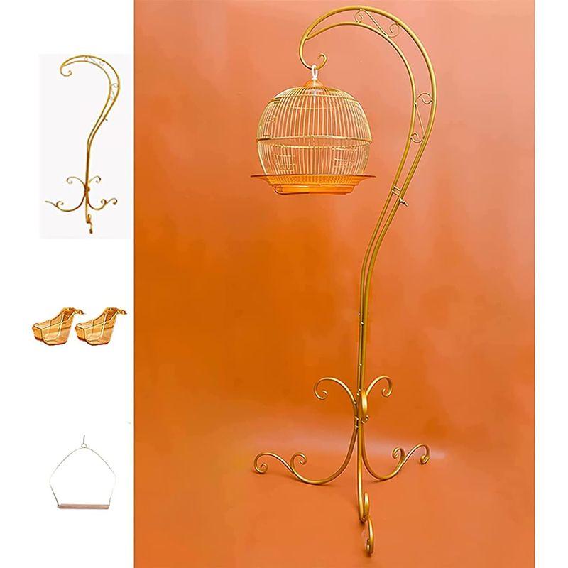 Puhang 鳥かご 鳥かごスタンド セット 鳥ケージ 鳥ケージスタンド バードケージ バードパレス 豪華ケージ インコ オウムケージ オカ 鳥かご 鳥かごスタンド セット 鳥ケージ 鳥ケージスタンド バードケージ バードパレス 豪華ケージ インコ オウムケージ オカ 高