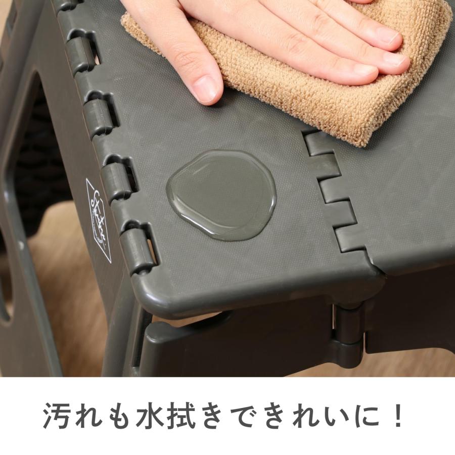 不二貿易 折りたたみ椅子 アウトドア 軽量 踏み台 折畳み コンパクト ステップ スツール 釣り キャンプ 花火大会 幅39×奥行33×高さ39cm カーキ ア |  | 06
