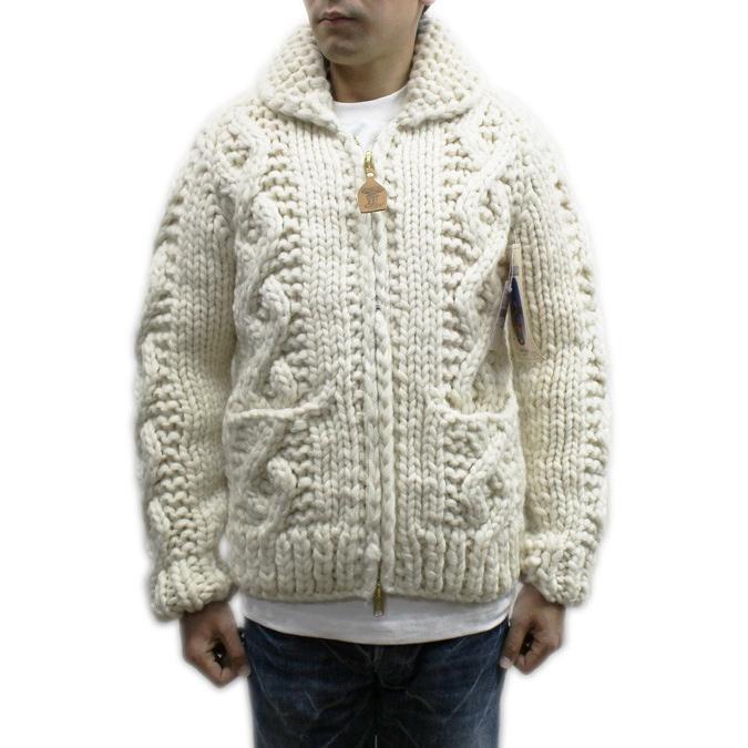 KANATA 【送料無料】 12PLY WOOL CABLE COWICHAN SWEATER KANATA 【送料無料】 12PLY WOOL CABLE COWICHAN SWEATER