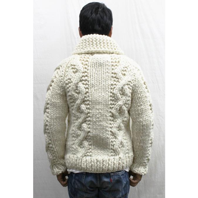 KANATA 【送料無料】 12PLY WOOL CABLE COWICHAN SWEATER KANATA 【送料無料】 12PLY WOOL CABLE COWICHAN SWEATER