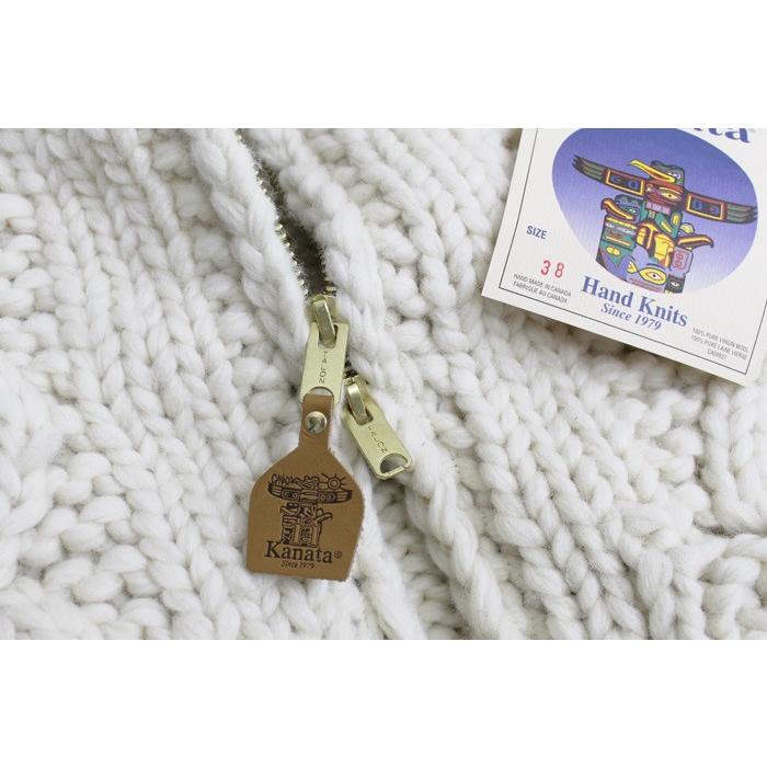 KANATA 【送料無料】 12PLY WOOL CABLE COWICHAN SWEATER KANATA 【送料無料】 12PLY WOOL CABLE COWICHAN SWEATER