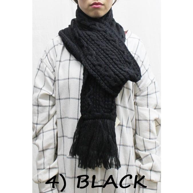 HIGHLAND 2000 ALPACA CABLE KNIT SCARF アルパカ ケーブル HIGHLAND 2000 ALPACA CABLE KNIT SCARF アルパカ ケーブル