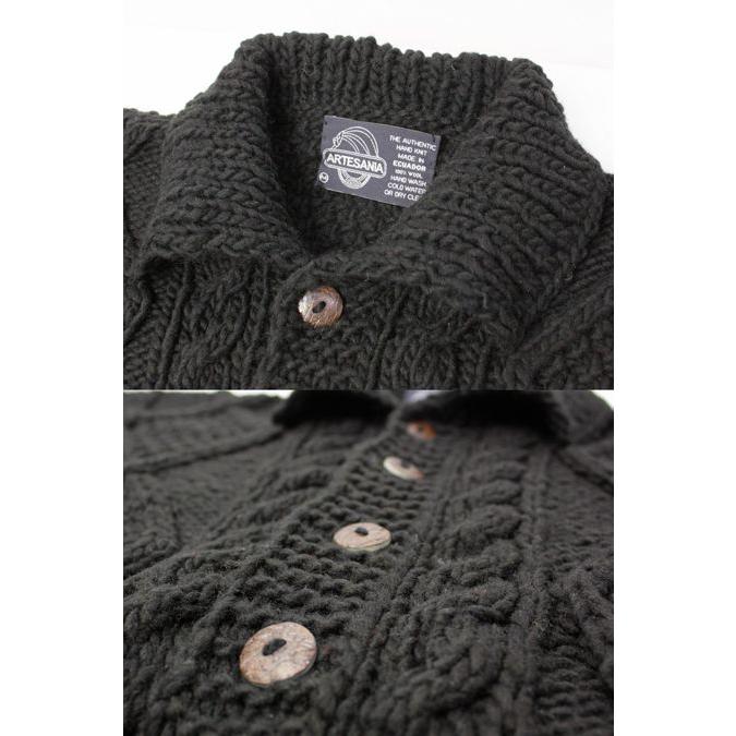 ARTESANIA（アルテサニア） ニットカーディガン ウイングカラー