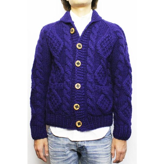 Kanata ウール ケーブルニット カーディガン 楽天市場】再入荷KANATA/カナタカウチンセーターケーブルカーデ ボタン