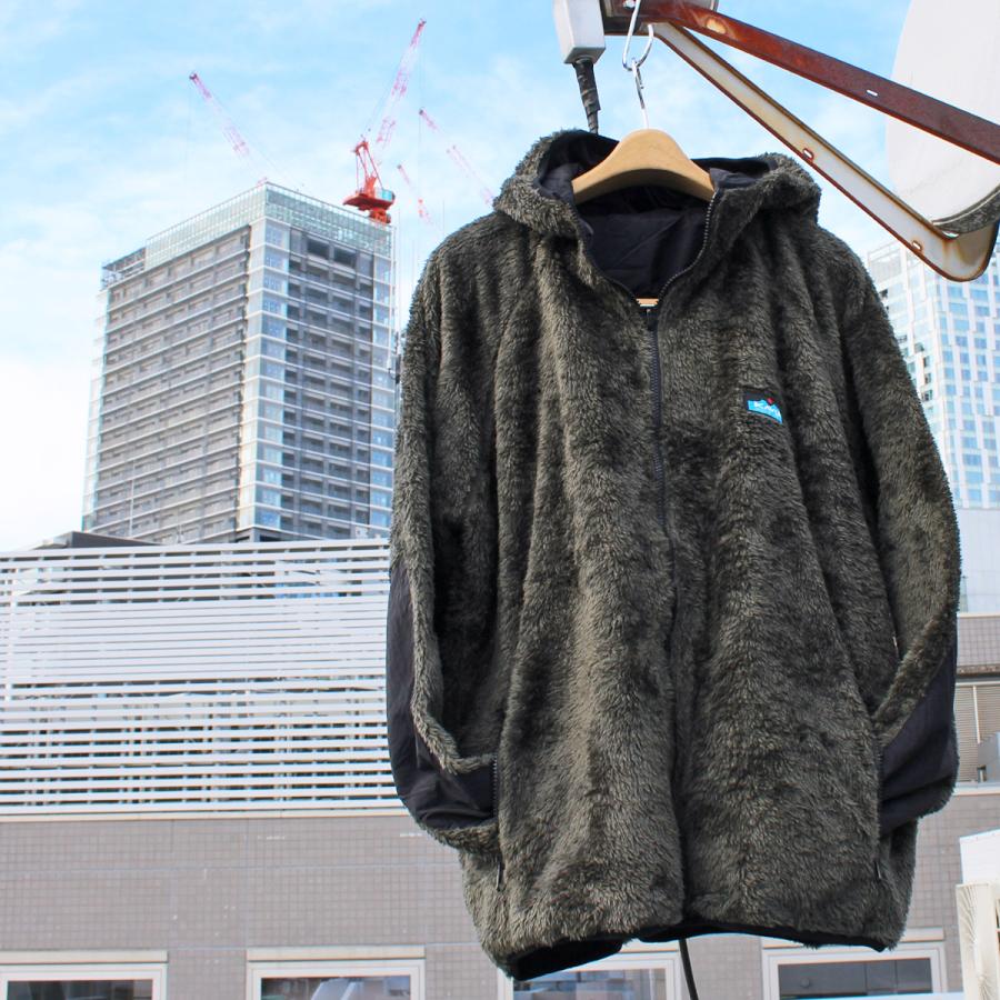 KAVU（カブー） Fur Jacket ファー ジャケット Fur×Nylon REVERSIBLE