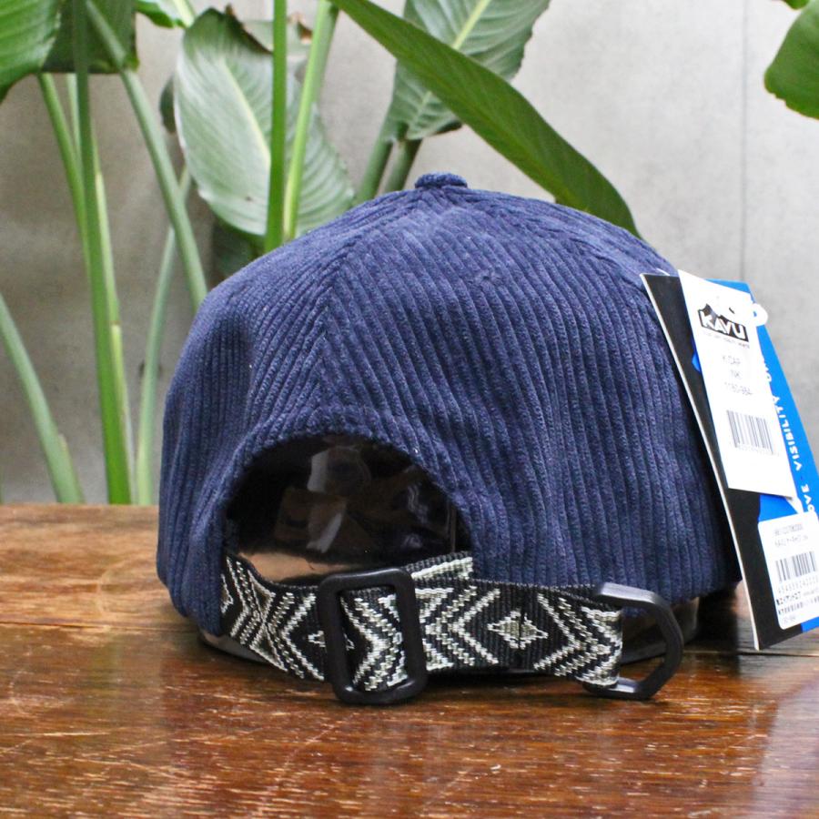 KAVU カブー　K Cap 太畝コーデュロイ ベースボール キャップ Cord BaseBall Cap SHORT BRIM ショートブリム 短ツバ 帽子 冬物 防寒 LOWCAP Ink 送料無料！｜redwood｜03