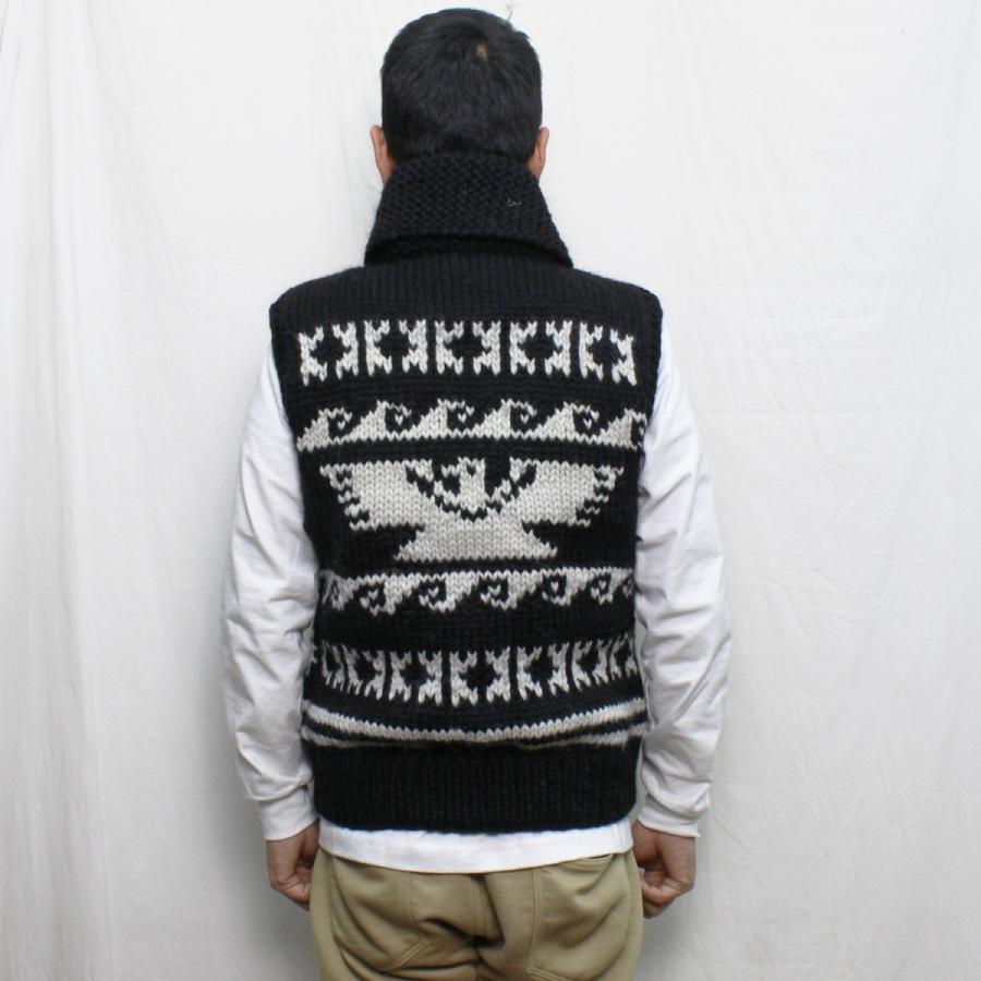 KANATA 【送料無料】 KV258 6PLY EAGLE WAVE COWICHAN KNIT VEST KANATA 【送料無料】 KV258 6PLY EAGLE WAVE COWICHAN KNIT VEST