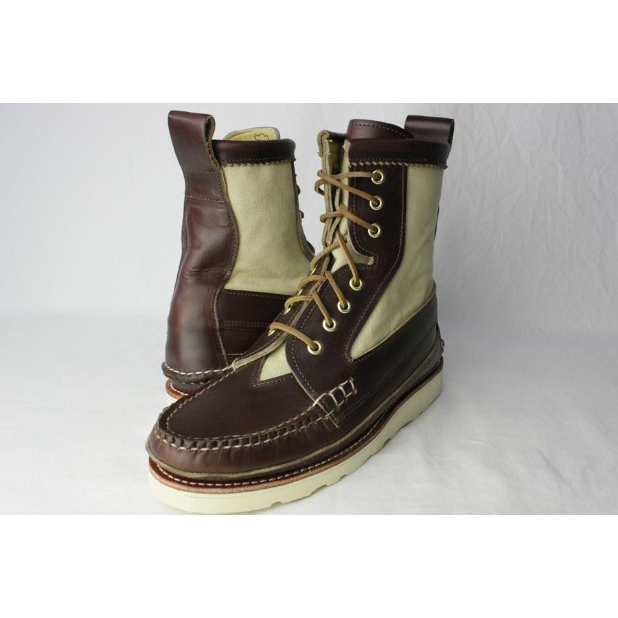 【送料無料】SALE!! New England Outerwear Company / ハーベスター ブーツ Chromexcel クロムエクセル (ブラウン） Made in U.S.A. アメリカ製の画像