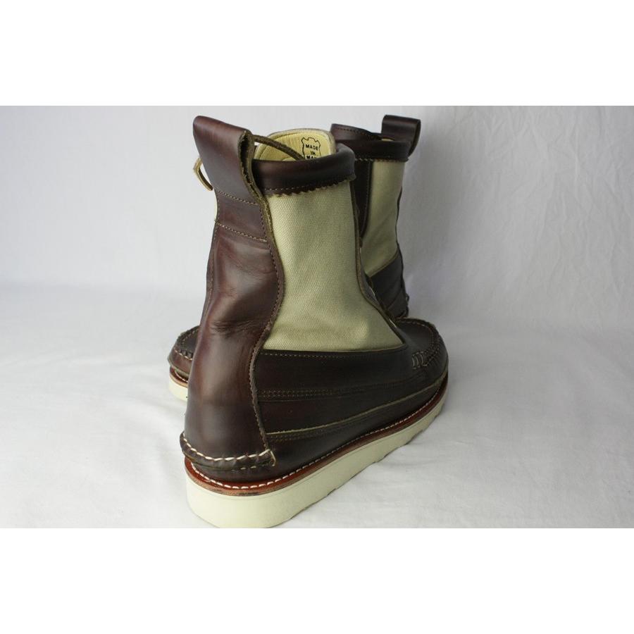 【送料無料】SALE!! New England Outerwear Company / ハーベスター ブーツ Chromexcel クロムエクセル (ブラウン） Made in U.S.A. アメリカ製の画像