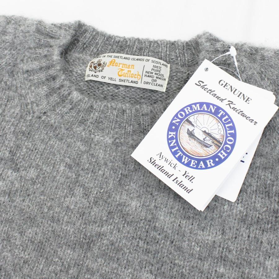 送料無料】 NORMAN TULLOCH ブラッシュ クルーネックセーター BRUSHED