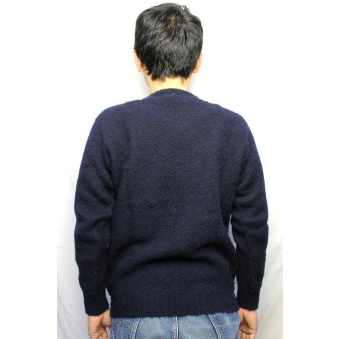 ピーターバランス Peter Blance / SHAGGY CREWNECK PULLOVER シャギードッグ クルーネック セーター (Dark Navy / ダークネイビー) SIZE 裄丈 身幅 着丈