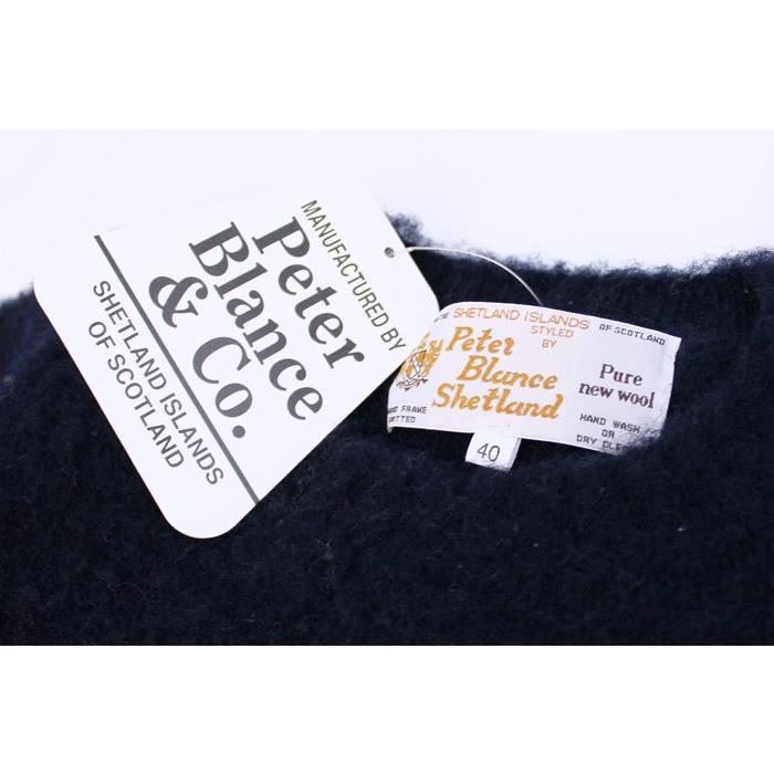 ピーターバランス Peter Blance / SHAGGY CREWNECK PULLOVER シャギードッグ クルーネック セーター (Dark Navy / ダークネイビー) SIZE 裄丈 身幅 着丈