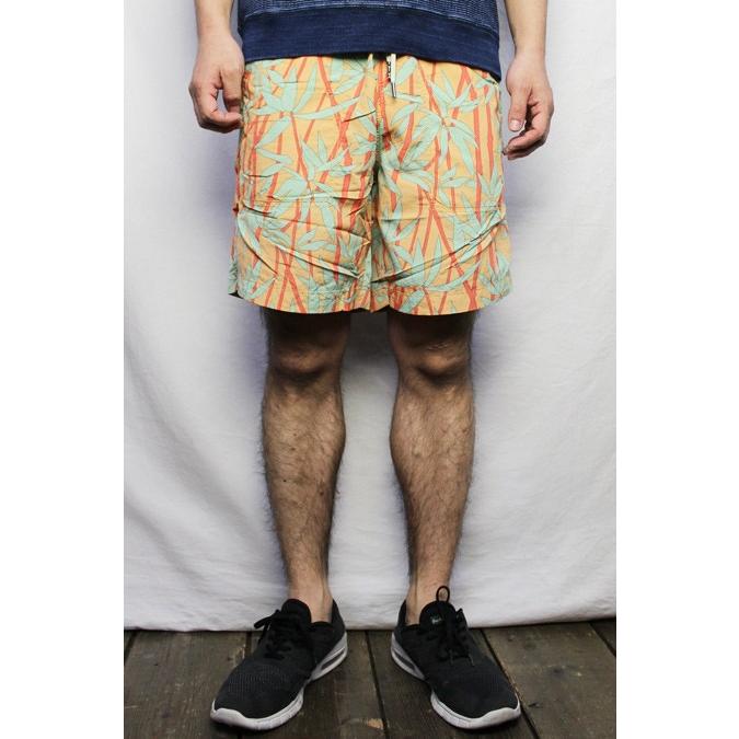 グレイヤーズ  GRAYERS  / サーフトランクス  Bamboo Print Swim Trunk (ORANGE)