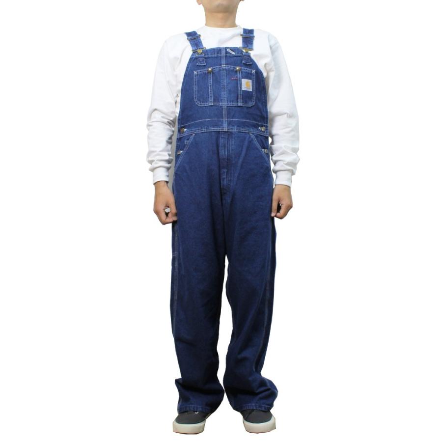 カーハート オーバーオール W32 L32 R07 Carhartt（カーハート） 【送料無料】 Carhartt R07 Washed-Denim Bib