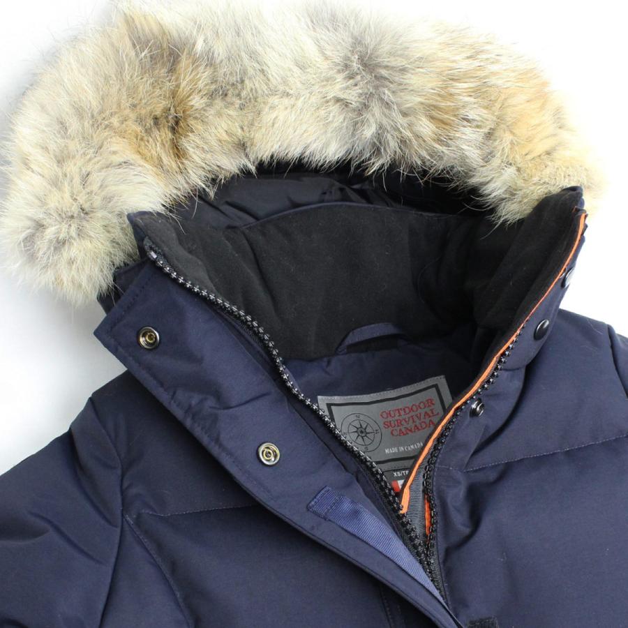   ダウンジャケット ネイビー XS/TP SALE50%OFF！半額！ OUTDOOR SURVIVAL CANADA 
