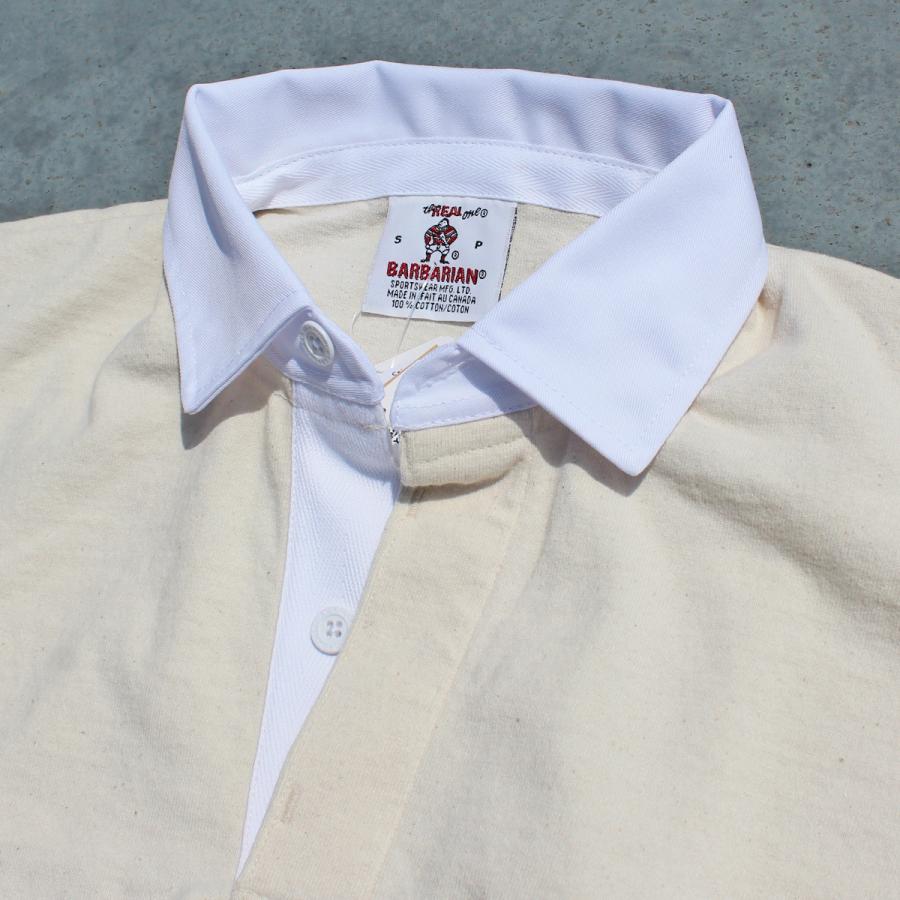 90's BARBARIAN Rugby shirt バーバリアン ラガーシャツ Barbarian（バーバリアン） 