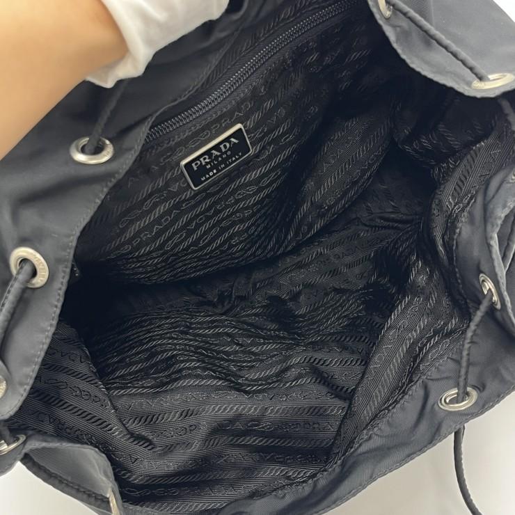 PRADA（プラダ） ナイロン バックパック リュック ブラック レザー