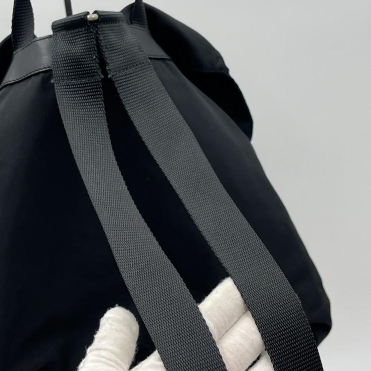 PRADA（プラダ） ナイロン バックパック リュック ブラック レザー