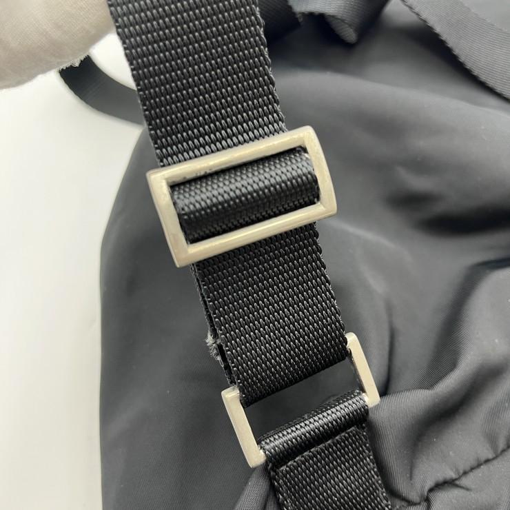 PRADA（プラダ） ナイロン バックパック リュック ブラック レザー