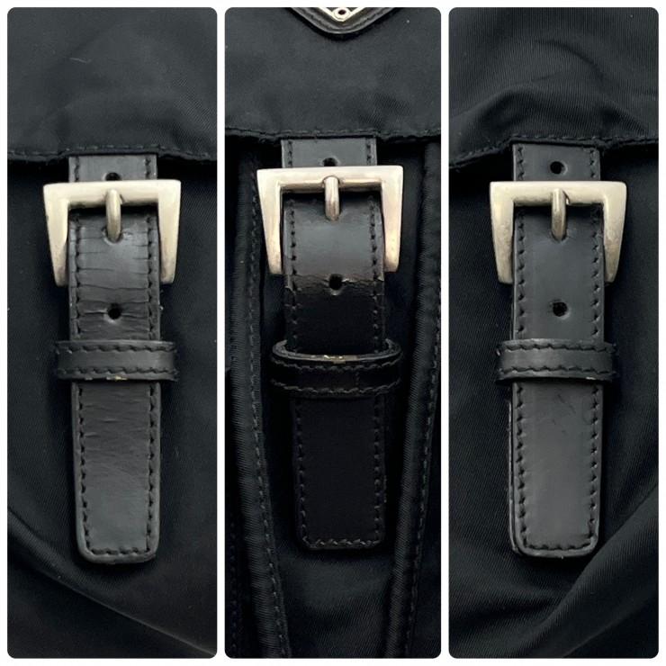 PRADA（プラダ） ナイロン バックパック リュック ブラック レザー