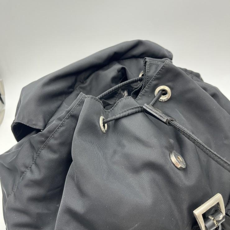 PRADA（プラダ） ナイロン バックパック リュック ブラック レザー