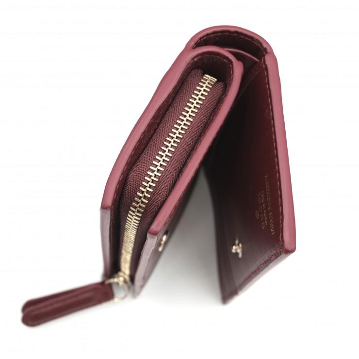 GUCCI（グッチ） ヒグチユウコ 日本限定 二つ折り財布 ボルドー レザー