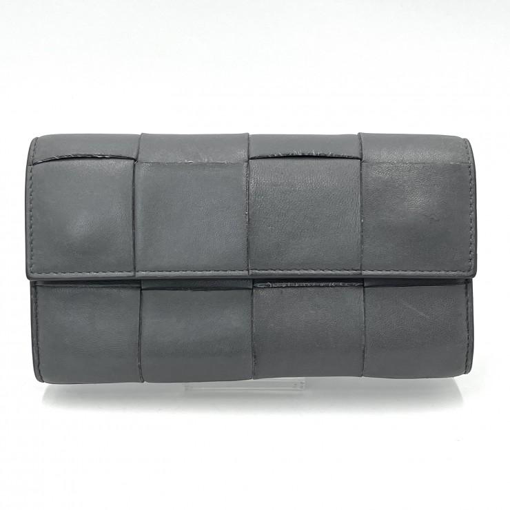 BOTTEGA VENETA（ボッテガヴェネタ）マキシイントレチャート 長財布