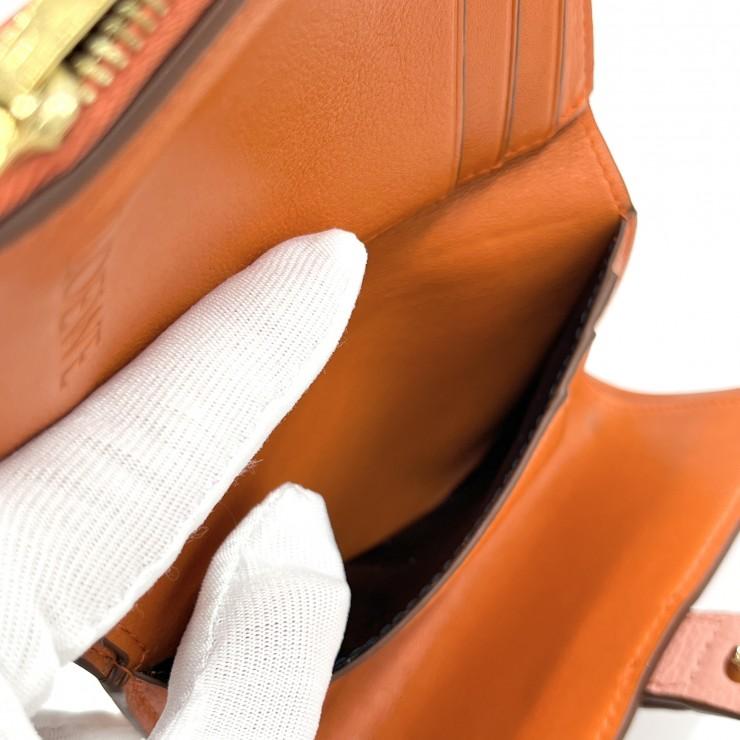 LOEWE（ロエベ） スモール バーティカル ウォレット 三つ折り財布