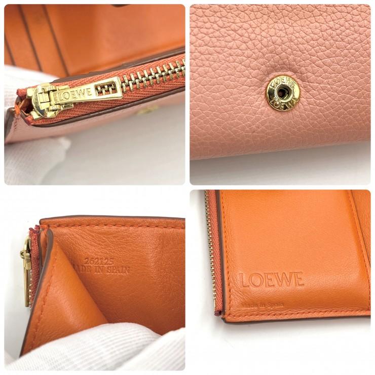LOEWE（ロエベ） スモール バーティカル ウォレット 三つ折り財布