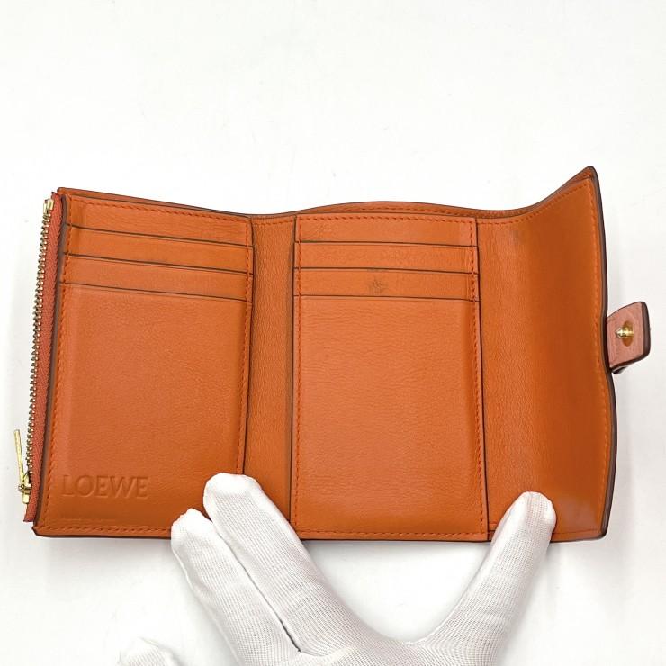LOEWE（ロエベ） スモール バーティカル ウォレット 三つ折り財布