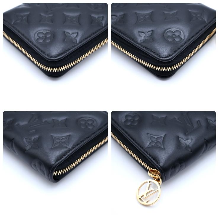 ルイヴィトン ジッピーウォレット モノグラム クッサン ブラック 長財布 希少 LOUIS VUITTON（ルイ・ヴィトン） ジッピー・ウォレット クッサン 長