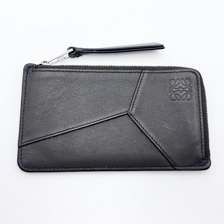 LOEWE（ロエベ） パズル ロング コインカードホルダー レザー ダーク