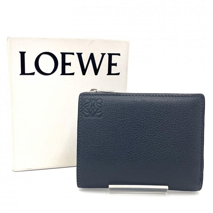 LOEWE（ロエベ） アナグラム スリムコンパクトウォレット 二つ折り財布